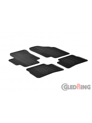 Original Gledring Passform Fußmatten Gummimatten 4 Tlg. - Kia Rio 2005-2010